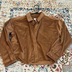 Women’s Brown Corduroy Shirt
